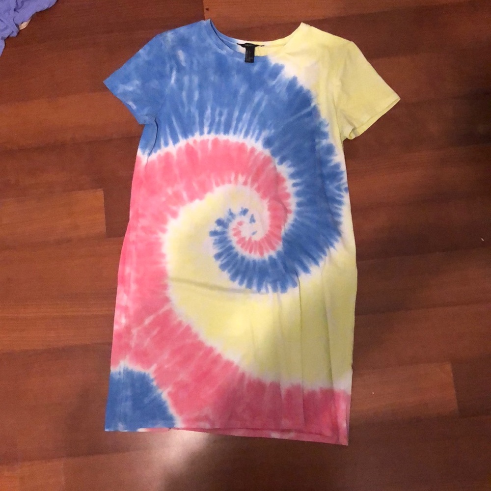 tie dye t-shirts dress